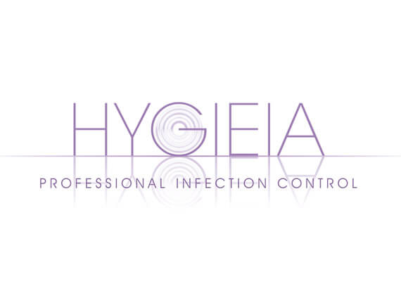 Logo, Geschäftsausstattung und Webseite der Hygiene-Management Beratung 'Hygieia' aus Hamburg