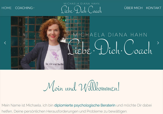 Webseite f&uumlr eine psychologische Beraterin aus Hamburg