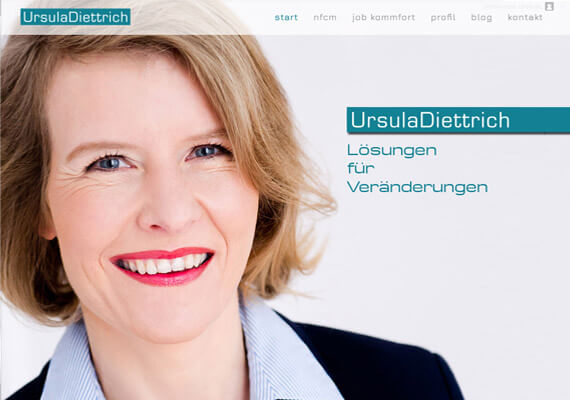 Webseite f&uumlr eine Business Coachin aus Hamburg.